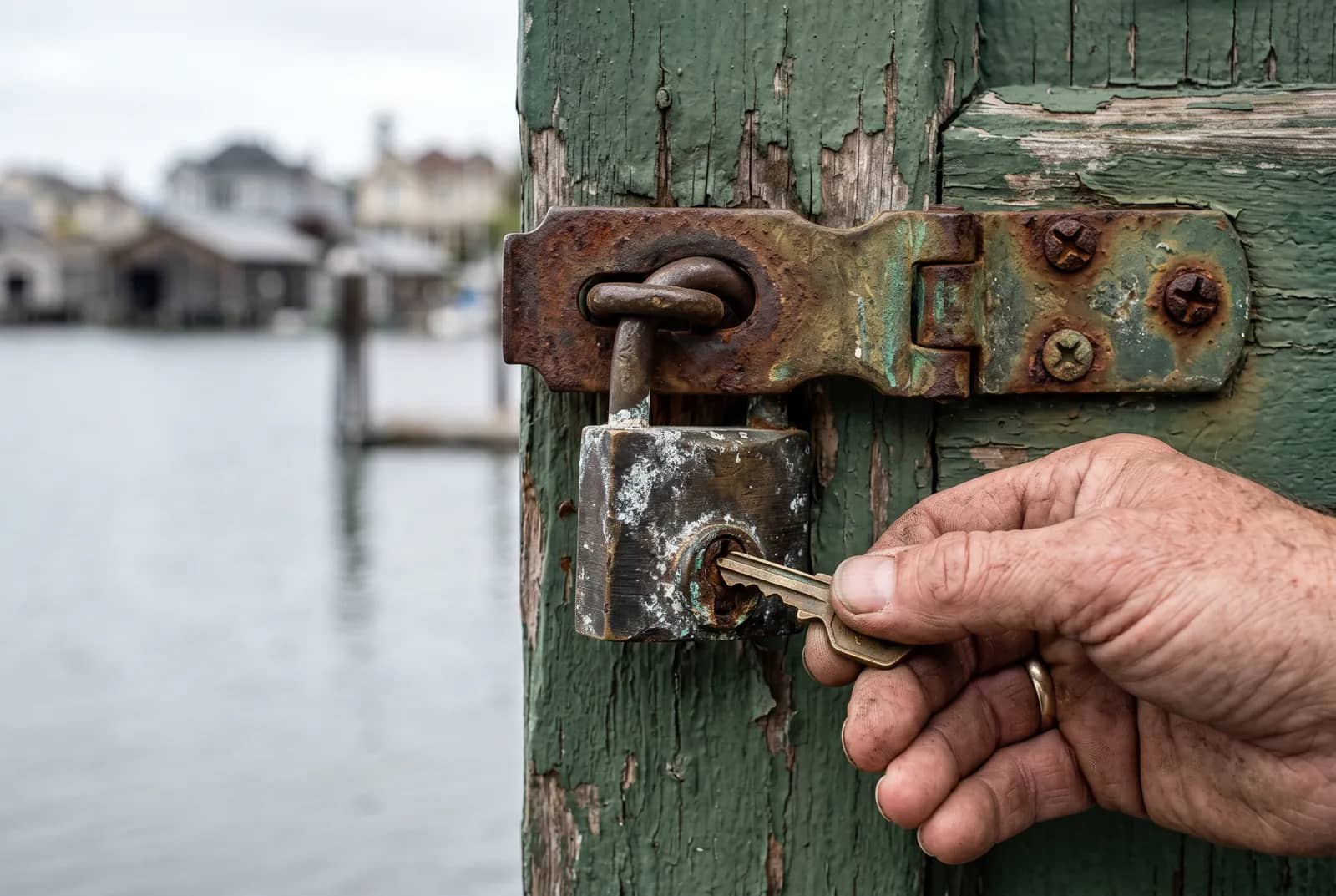 The Lock on a Shed by the Water: Why an Ordinary Padlock Does Not Last Here