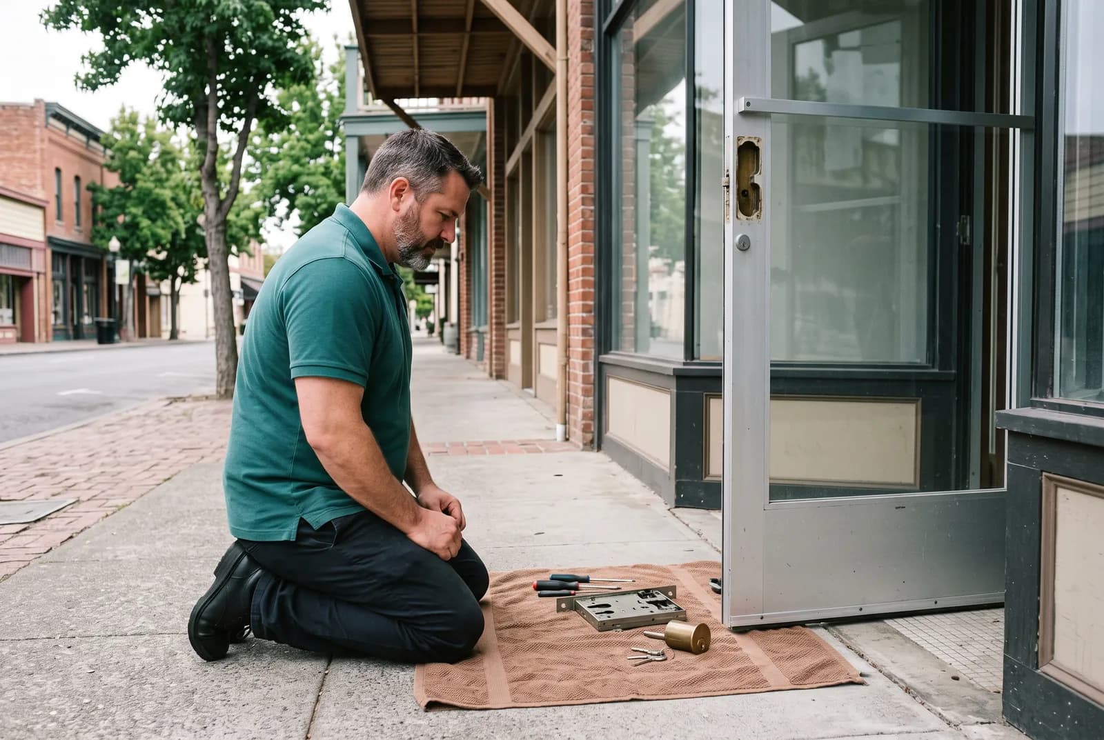 Storefront Door Locks in Martinez by Mount Wanda